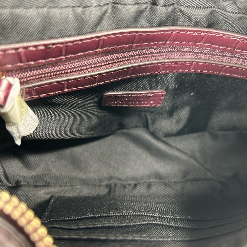 Jason Wu Baguette Croc Embossed Shoulder Hobo Bag - image 7